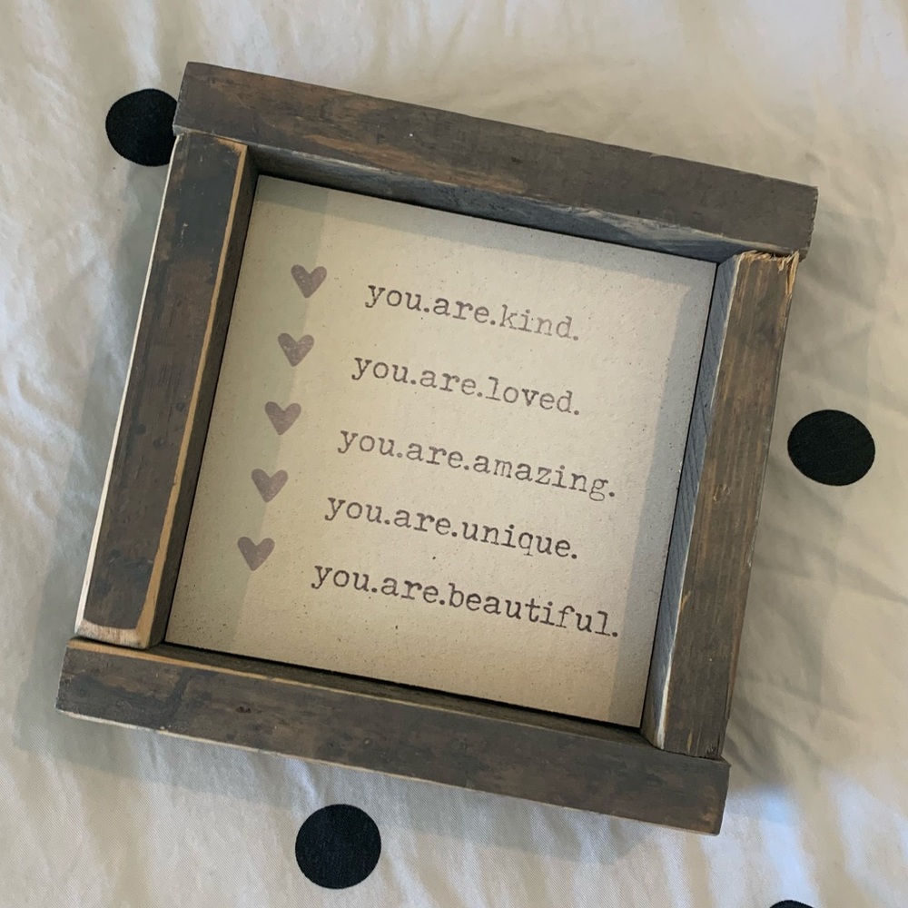 Farmhouse inspirational sign